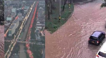 Aguaceros e inundaciones en Medellín