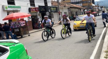 Una estrategia para medir los grados de contaminación ambiental se desarrolla hoy en Ocaña el Día sin carros y motocicletas.