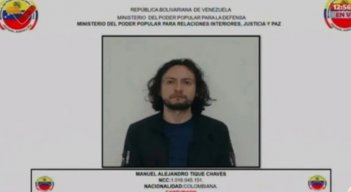 El colombiano Manuel Alejandro Tiques Chaves se encuentra detenido en Venezuela. / Foto: Efecto Cocuyo