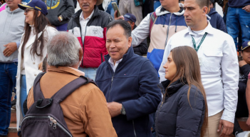 El gobernador William Villamizar visitó Chitagá este fin de semana.