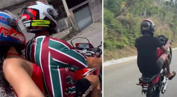 Accidente en moto