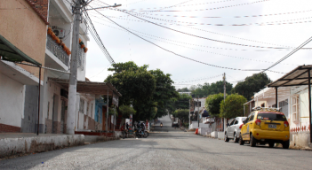 Así quedó una de las vías del barrio El Contento luego de su intervención.