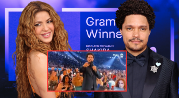 Shakira y Trevor Noah