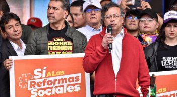 Desde que el presidente Gustavo Petro anunció la reforma laboral, el pulso con la oposición quedó servido./Foto Colprensa