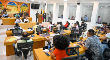 Sesión en Concejo de Cúcuta. 