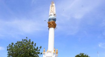 Monumento a la Virgen de Fátima se construyó en 1952.