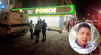 Dos sujetos en moto llegaron al restaurante. Uno de ellos se bajó, ingresó y disparó a padre e hijo. / Foto Cortesía