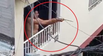 AMENAZÓ CON ESCOPETA 