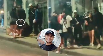 La pelea ocurrió en la Calle Real del centro de Pamplona y en un video quedó registrada. / Foto: cortesía