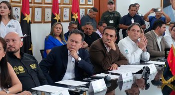 Gobernadores William Villamizar y Juvenal Díaz. / Foto: Manuel Ramírez-La Opinión