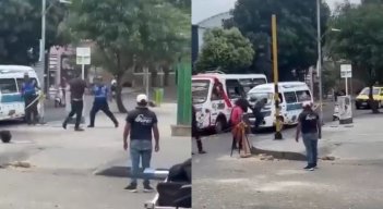 Transito agredido
