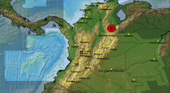 Temblor en Colambia