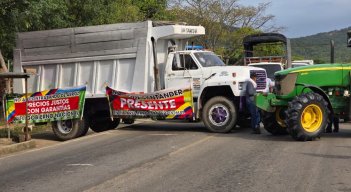 Bloqueada la vía Cúcuta – Puerto Santander por protesta indefinida de arroceros