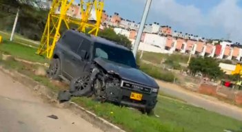 Vehículo accidentado en el Anillo Vial Oriental está adscrito a la Sijín de la Policía Metropolitana de Cúcuta 