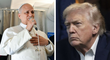 Papa Leon y Trump