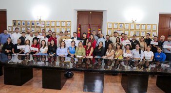 La Gobernación de Norte de Santander entregó boletos de viaje a 50 empresarios de Villa del Rosario, Cúcuta, Pamplona, Ocaña, Los Patios y Silos, entre otros municipios./ Foto cortesía