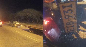Accidente, Anillo Vial Oriental en Navarro Wolf