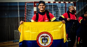 Daniel Villamizar, arquero de Selección Colombia de futsal para sordos