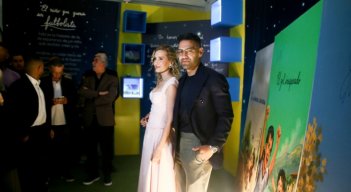 Falcao y Lorelei su esposa. Foto: Colprensa