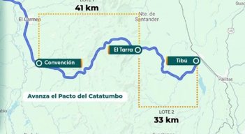 OBRAS DEL INVÍAS EN EL CATATUMBO Y LA LEJIA-SARAVENA 