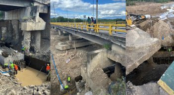 OBRAS EN EL PUENTE FRANCISCO DE PAULA SANTANDER / FOTOS: CORTESÍA 