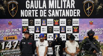Capturados por secuestro. / Foto: cortesía