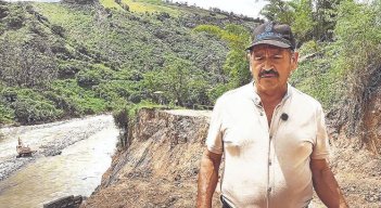 La comunidad a lo largo de la carretera La Soberanía exigió soluciones inmediatas y reales./Foto: Cortesía