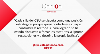 ¿Qué está pasando en la UFPS?