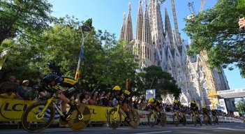 El equipo Visma ganó la contrarreloj por equipos de la primera etapa del Tour de Francia.