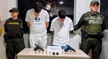Antonio Aponte y Manuel Ríos fueron enviados a la cárcel por porte ilegal de armas de fuego.