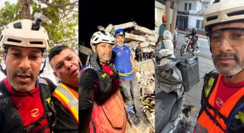 El entrenador de ciclismo que desafió el concreto para buscar vidas en La Guaira, Venezuela 