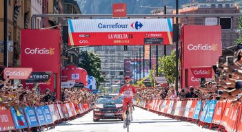 Pogacar-Vuelta-a-España-25-08-26. Foto: Facebook La Vuelta.