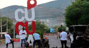 Atentado en Cúcuta. / Foto: Carlos Ramírez-La Opinión