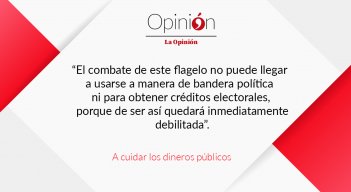 A cuidar los dineros públicos