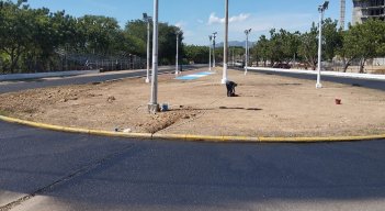 Pista de ruta de patinaje Teódulo Gélvez Albarracín ubicada en la avenida del Río. 