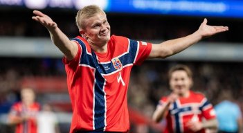 Erling haaland arrancó con un doblete en la Liga de Naciones 
