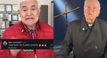 Jorge Barón vs padre Jaramillo.