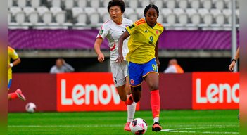 Valerin Loboa, Colombia vs. Corea del Norte. 