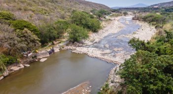 Río Pamplonita, en alerta naranja. Foto: Cortesía