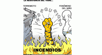 La resistencia del tigre caricatura 10 de septiembre