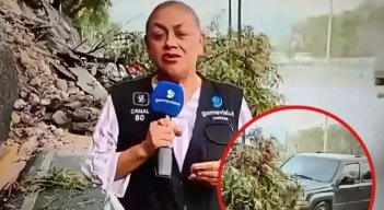 Video | Periodista y camarógrafo fueron atropellados en vivo mientras cubrían accidente en México