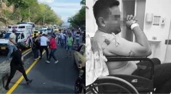 Ataque en la subida del Indio.