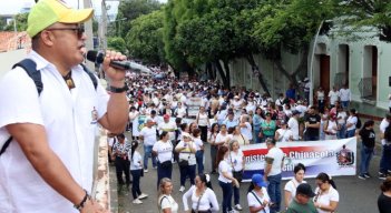 Leonardo Sánchez, presidente de Asinort, convocó al gremio docente al paro nacional del 14 de octubre./Foto Archivo