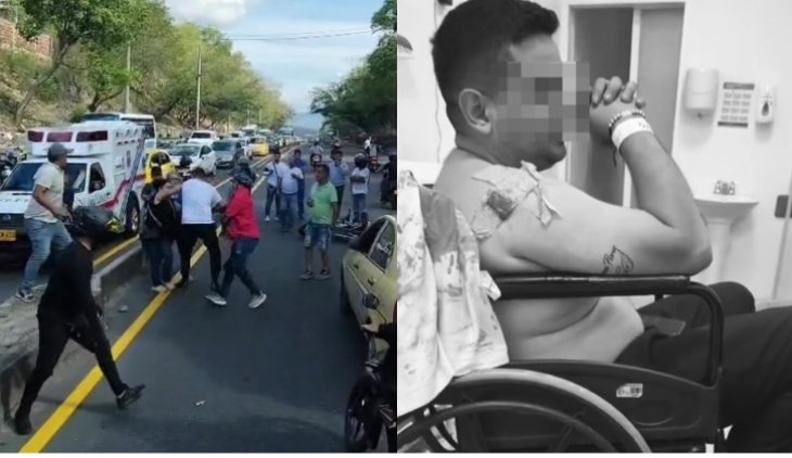 Ataque en la subida del Indio.