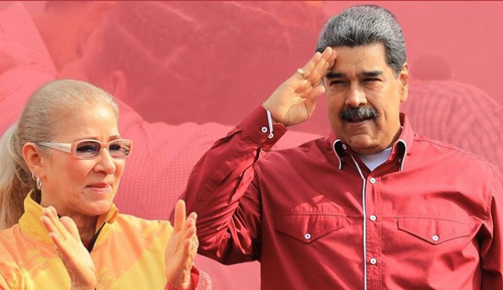 Cilia-Flores-y-Nicolás-Maduro. Foto: Facebook Nicolás Maduro