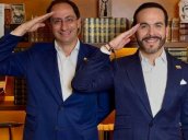 Abelardo de la Espriella y su fórmula vicepresidencial José Manuel Restrepo./Foto: Cortesía