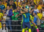 Selección Colombia vs Uzbekistán. Daniel Muñoz y Luis Díaz 17-06-26.
