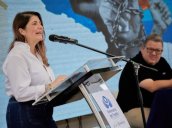 La defensora Nacional del Pueblo, Iris Marín condenó el asesinato del periodista Cristian Herrera/Foto: Cortesía