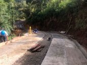Obra de vialidad. / Foto: cortesía