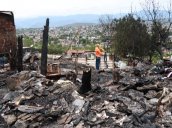 Incendio en Cumbres del Norte - foto Carlos Ramírez